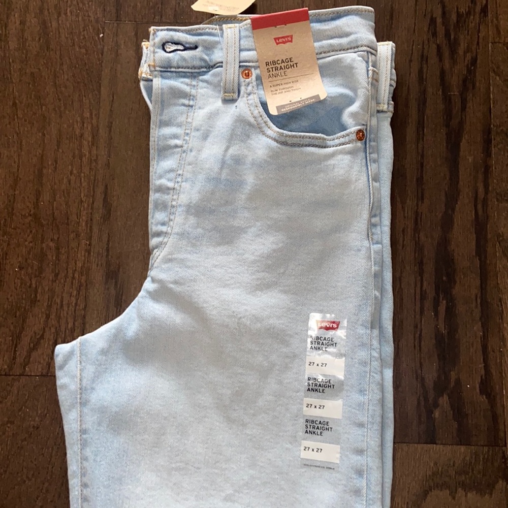 RIB cage Straight Ankle Levi Jeans